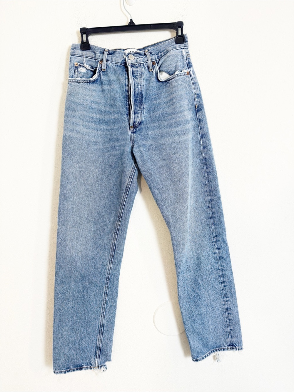 Agolde 90’s pinch high waisted distressed jeans